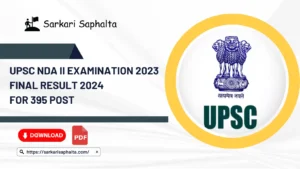 UPSC NDA II Examination 2023